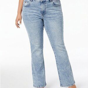 Rachel Roy Light Wash Flare Jeans Size 10 | High Rise Bootcut Stretch Denim